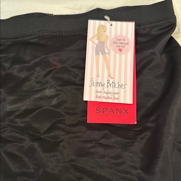 Spanx Black Shapewear Shorts- skinny britches - Picture 2 of 3